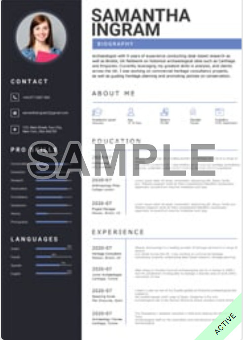 Sample CV